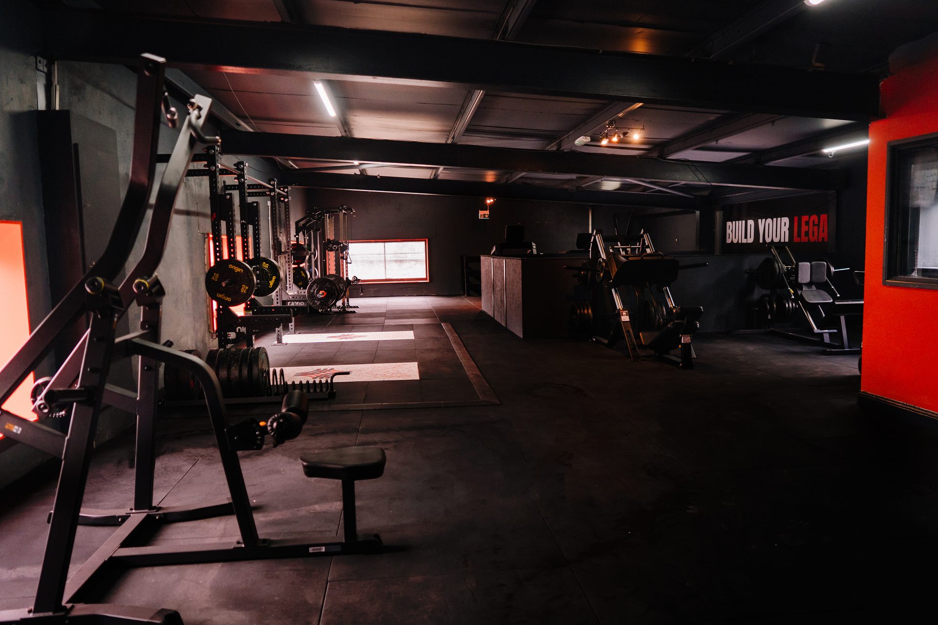 Legacy Fitness gym floor