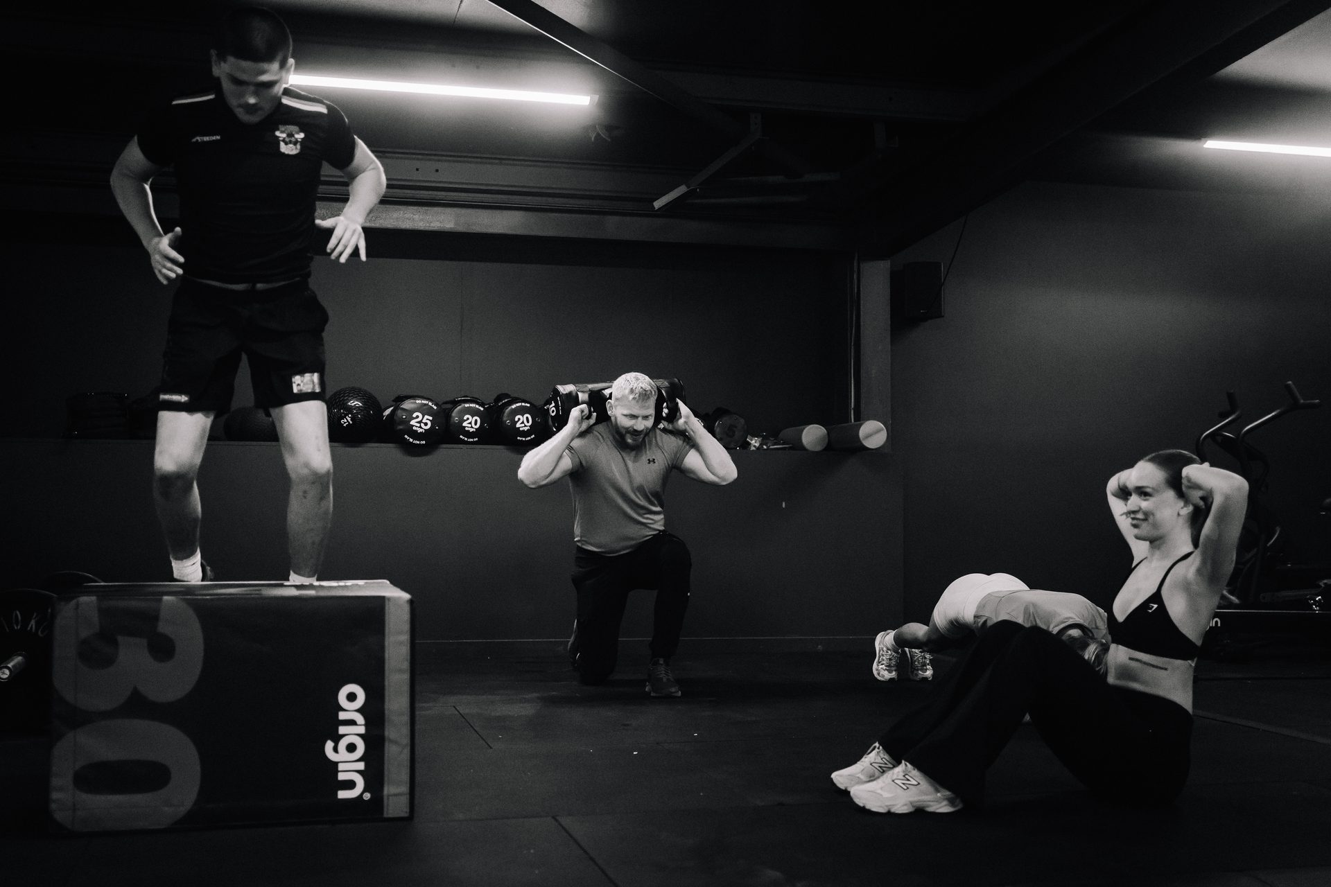 Group training session at Legacy Fitness