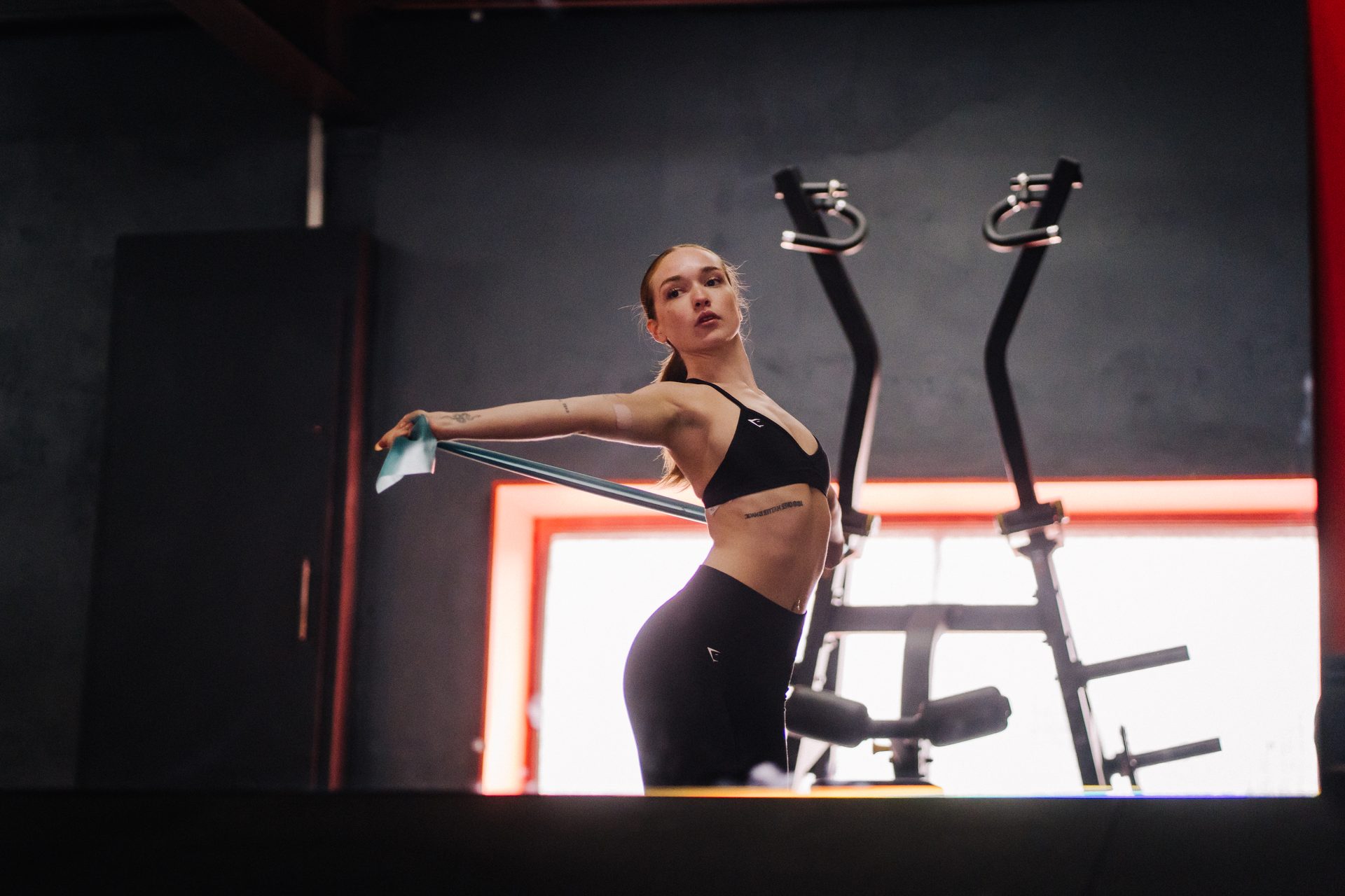 Resistance training at Legacy Fitness